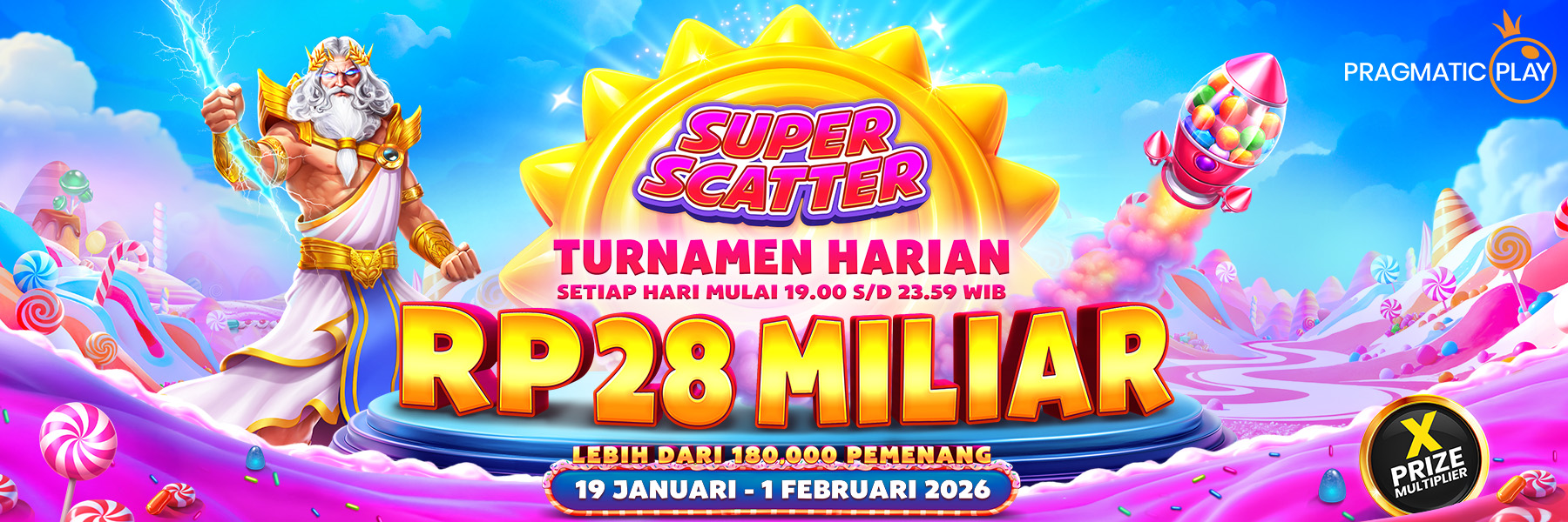 SUPER SCATTER - DAILY TOURNAMENT - Pragmatic Play